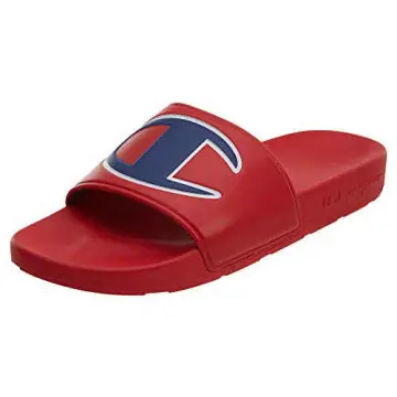 Red on sale champion slippers