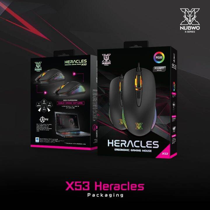 สินค้าขายดี-optical-mouse-nubwo-x-heracles-x53b-black-ใหม่-ประกัน-2-ปี-ที่ชาร์จ-แท็บเล็ต-ไร้สาย-เสียง-หูฟัง-เคส-ลำโพง-wireless-bluetooth-โทรศัพท์-usb-ปลั๊ก-เมาท์-hdmi-สายคอมพิวเตอร์