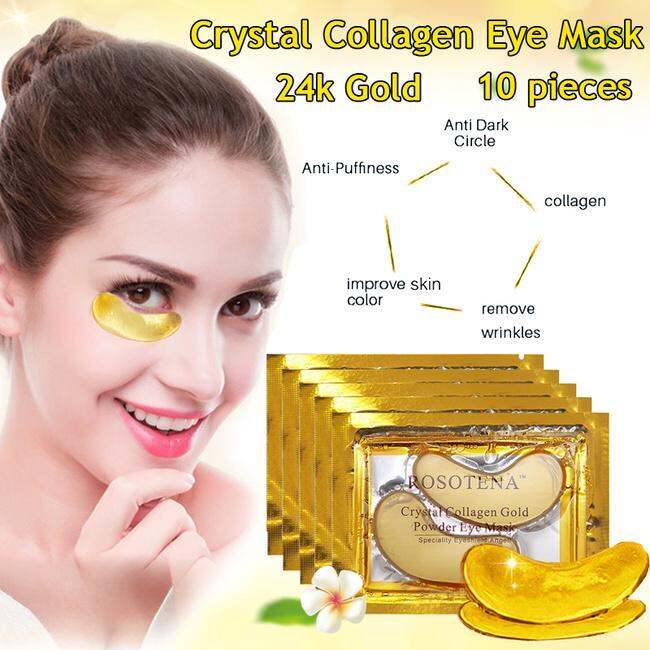 Allthentic 24K Gold Eye Mask Crystal Collagen Gold Eye Mask Lazada PH