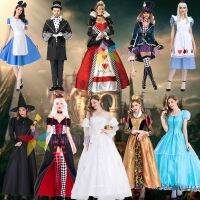 Halloween Christmas Annual Meeting COS Alice in Wonderland Mad Hatter Mr. Red Peach Queen Dress Costume