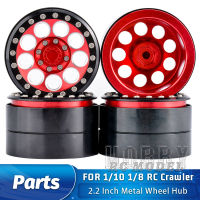 4PCS CNC 2.2นิ้วโลหะล้อ Hub สำหรับ110 18 RC รถ Crawler AXIAL SCX10 90046 RR10 Wraith