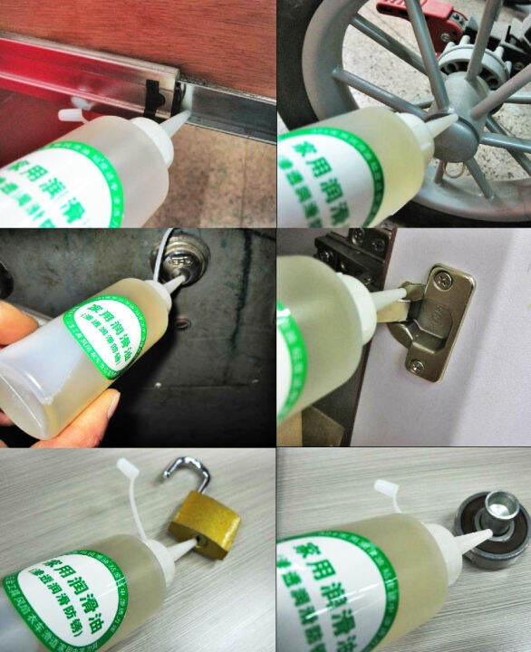 Wardrobe guide rail, automobile door and window rail lubricant, plastic