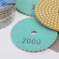 ☢❁✵ 80mm 100mm Diamond Polishing Pad 3 4 Wet Buff Disc Abrasive For Sanding Marble Granite Concrete Grinding Countertop Stone