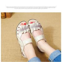 COD ✠ saafeeqdsdfsdw Summer Shoes Genuine Leather Flat Sandals Casual Open Toe Women Sandals