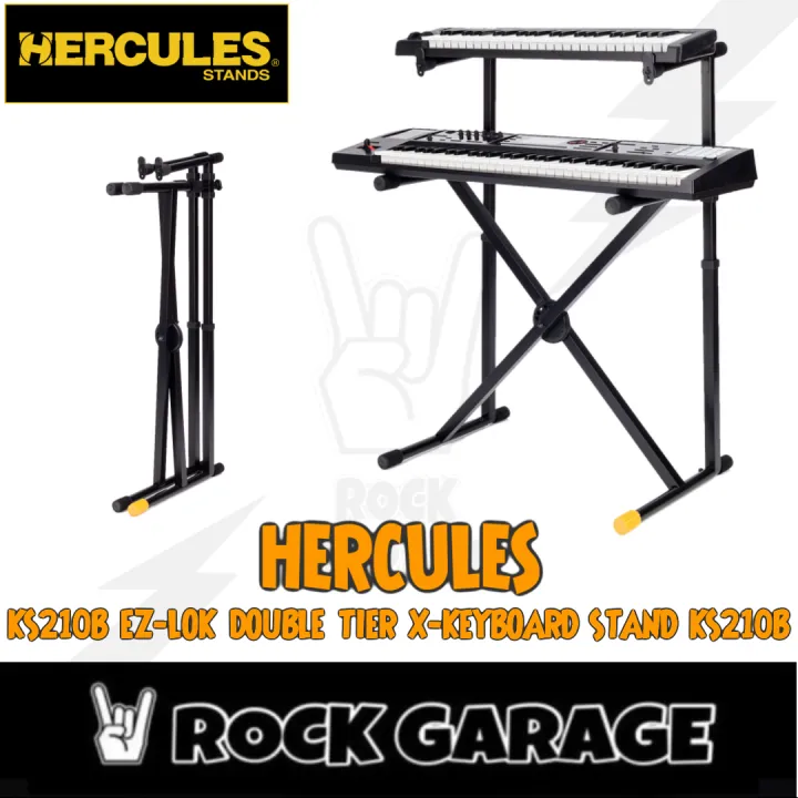 Hercules KS400B AutoLock ZStyle Keyboard Stand Lazada