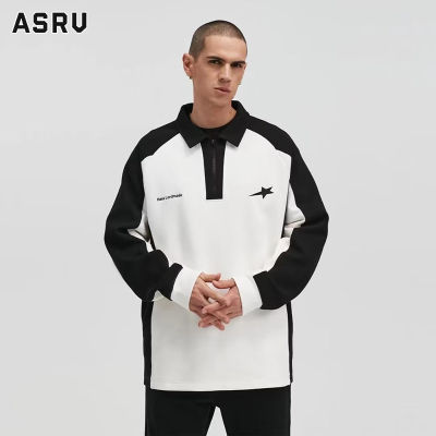 ASRV เสื้อโปโลผู้ชาย Polo เสื้อคอปกผูชาย เสื้อกีฬาคอปก เสื้อยืดคอปก เสื้อยืดเสื้อกันหนาวแขนยาวโปโลสำหรับผู้ชายและผู้หญิงเสื้อสเวตเชิ้ตเสื้อผ้าลำลองอินเทรนด์เสื้อฮู้ดแบบมีซิป