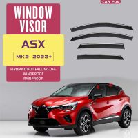 แผ่นปิดหน้าต่างสำหรับ Mitsubishi Jinxuan ASX RVR ที่กันสภาพอากาศคิ้วกระจกรถ Se ที่บังแดดหน้ารถยนต์อุปกรณ์ตกแต่งรถยนต์ที่กันสภาพอากาศ