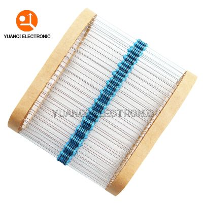 100PCS/LOT 1/4W 1% Metal Film Resistor 0.25W 0.1 0.15 1.5 12 33 47 68 100 150 240 560 1K 3.3K 8.2K 10K 100K 680K 1M 10M 22M ohms