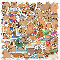 1050ชิ้นน่ารักการ์ตูนสัตว์ Capybara สติ๊กเกอร์เด็กของขวัญสำหรับแล็ปท็อปกระเป๋าศัพท์โน๊ตบุ๊คกันน้ำ G Raffiti จักรยาน D Ecals