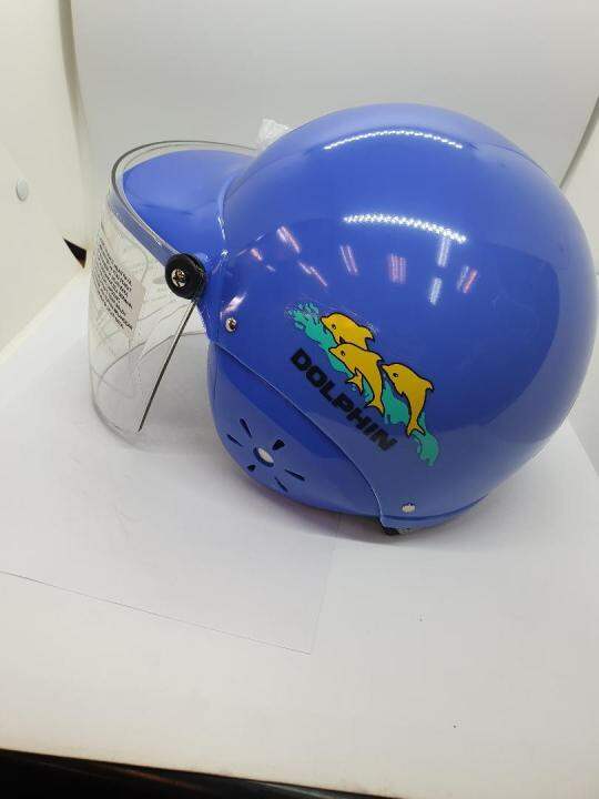 Dolphin Children's Game Helmet ( BLUE ) 100 ORIGINAL Lazada