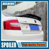 คาร์บอนไฟเบอร์/เอฟพีอาร์ด้านหลังสปอยเลอร์ท้ายรถสไตล์ R สำหรับ Skoda Octavia 2015 - 2017