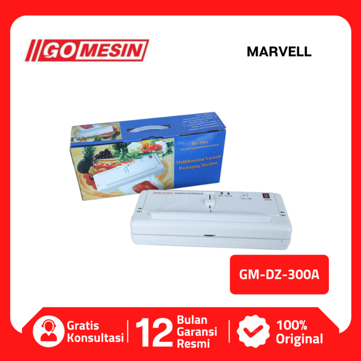 Gomesin Vacuum Sealer Gm Dz A Mesin Vakum Segel Plastik Makanan Dz A Original Lazada