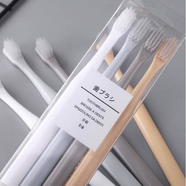 Japanese Toothbrush Muji Toothbrush Soft Set 4pcs Lazada PH