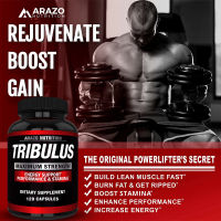 [ ของแท้!!! นำเข้าจากต่างประเทศ ] ผงสกัดจาก Tribulus Terrestris Tribulus Terrestris - ตัวบล็อกฮอร์โมนเอสโตรเจน - Saponins สเตียรอยด์ 45%, 1.5 กรัม - 120 แคปซูล ( ระวังของปลอม!! ) ราคา ถูก / ส่ง