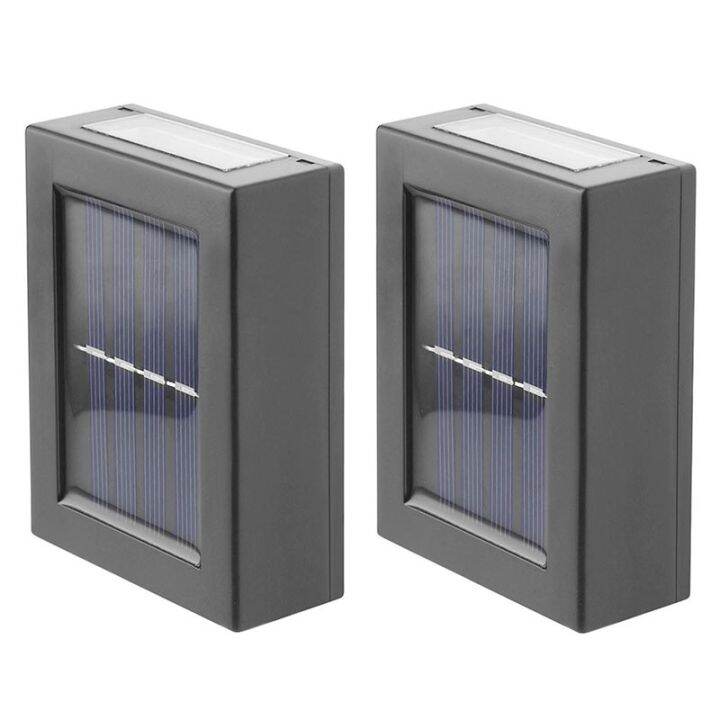 Auto Turn On Off 2 Direction Solar LED Light Waterproof Outdoor ...