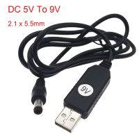 【CW】 DC 5V To 9V Step UP Module USB Converter Adapter Cable 2.1x5.5mm Plug