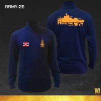 ARMY-26 เสื้อซับในทหารเรือ แขนยาวคอเต่า