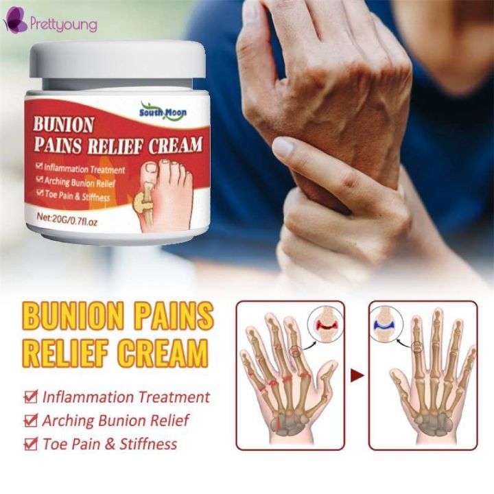 Prettyoung South Moon Bunion Relief Cream Gout Treatment Ointment Joint ...