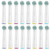 R 16PCS Cross Action Toothbrush Head For Oral B Whitening Soft Bristles Replacement Tooth Brush Heads Refill D12/2500/DB4010/6500