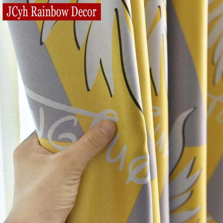 ins-printed-leaves-curtains-for-living-room-modern-bedroom-window-treatments-curtains-drapes-plant-tend-blind-cortinas