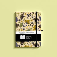 Corderona ดอกไม้ Bullet Dotted Journal B6 ปกแข็ง Bujo 160gsm หนากระดาษ Dot Grid Notebook