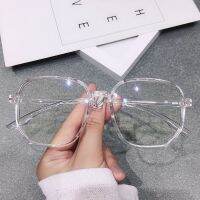 {Paopao glasses} อินเทรนด์กรอบใหญ่ Anti-Blue Light สายตาสั้นแว่นตา Diopter 0 -0.5 -1.0 1.5 2.0 2.5 3.0 3.5 4.0ถึง6.0 Retro สายตาสั้นแว่นตา