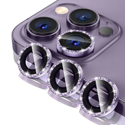 iPhone 14 13 mini 11Pro 12 Pro Max เลนส์กล้องสีสันสดใส สีน้ำเงิน เลนส์กระจกนิรภัย ฟิล์มป้องกัน สติ๊กเกอร์เลนส์ป้องกันรอยขีดข่วน