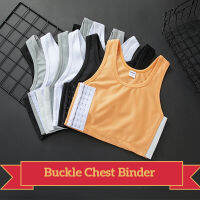 หน้าอก Binder Non ผ้าพันคอหัวเข็มขัดสั้น Breathable ที่รัดหน้าอกทอมบอย Tomboy Trans