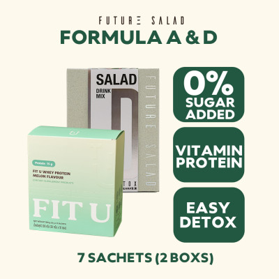 [เฮลตี้แบบคุ้ม x2] Healthy Duo 🥗 Future Salad 1 กล่อง + FIT U 1 กล่อง