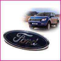 อุปกรณ์แต่งกระจังหน้า LOGO FORD หน้ากระจังหน้าสัญลักษณ์แผ่นโลโก้ 2012-2018 ขนาด 9x22.5 สิ้นค้าดีมีคุณภาพ **การันตีคุณภาพ**จัดส่งไว