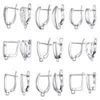 【CW】 New Design Hollow Earrings Clasps Hooks Woman 925 Sterling Jewelry Making Accessories