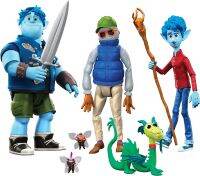 100 Pixar Onward Barley Lan Wilden Lightfoot Action Figures สำหรับเด็กของแท้ยี่ห้อวันเกิดคริสต์มาสของขวัญ