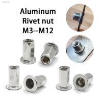 ☌✱卍 Threaded Insert Aluminum Rivet Nut Riveter Blind Rivnut M3 M4 M5 M6 M8 M10 M12 Round Cap Folding Nut Rivable Remachables Nuts