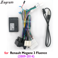 รถวิทยุสาย CAN BUS สำหรับ Renault Megane 3 Fluence 2009-2014สายไฟ16 Pin Android เครื่องเล่นมัลติมีเดีย Connector