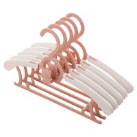 5/10/20 PCS Kids Clothes Hanger Racks Adjustable Plastic Display Hangers Windproof Non-slip Coats Hanger Baby Clothing Organizer