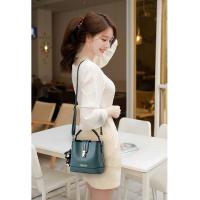 2020 New Style Bag Pure Color Fashion Simple Cross-body Bag Handbag Shoulder Bucket Bag