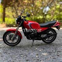 AOSHIMA 1/12โมเดล RZ250เหล็กหล่อรถยนต์จักรยานยนต์จักรยานสีดำ/ แดง/ขาวของขวัญงานอดิเรกคอลเลกชันกล่องเก็บและแสดงเครื่องประดับ