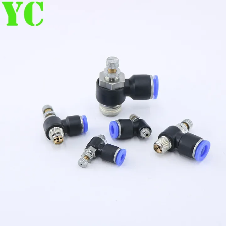 1pcs Air Piping Pneumatic Tools Throttle Speed Controller Male Thread