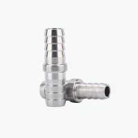 ┋❁ 6mm 8mm 10mm 12mm 14mm 16mm 20mm 2 Two Way Straight Hose Barb 304 Stainless Steeel Barbed Pipe Fitting Reducer Connector