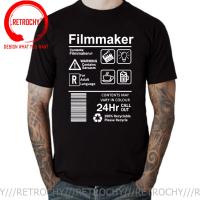 Funny Filmmaker Editing T Shirts Men Unisex Graphic New Cotton Birthday Gift Short Sleeve O-Neck Hip Hop Film Directors T-Shirt