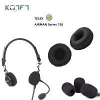 KQTFT 1 ชุดเปลี่ยนแผ่นรองหูฟังสำหรับ TELEX AIRMAN Series 750 ชุดหูฟังสำหรับการบิน EarPads Earmuff Cover Cushion Cups-pangyh