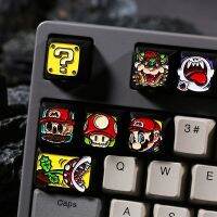 Creative Custom Keycaps Hand Coloring อลูมิเนียมโลหะ Keycap Gaming คีย์บอร์ด Keycaps ชุด Pc Gamer อุปกรณ์เสริม