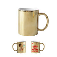 DIY Luxury golden Mug Personalized Ceramic Mugs beauty pattern Coffee Milk Cup Gift Print Pictures photo mug KTDZ-RW-001-LJ