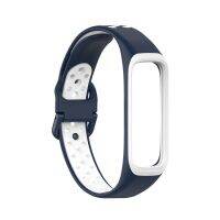 สำหรับ Samsung Galaxy Fit 2 SM-R220สองนาฬิกาซิลิโคนสีวง