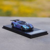 1:64 Koenigsegg หนึ่ง1สีขาว/เงินรถโมเดล Diecast