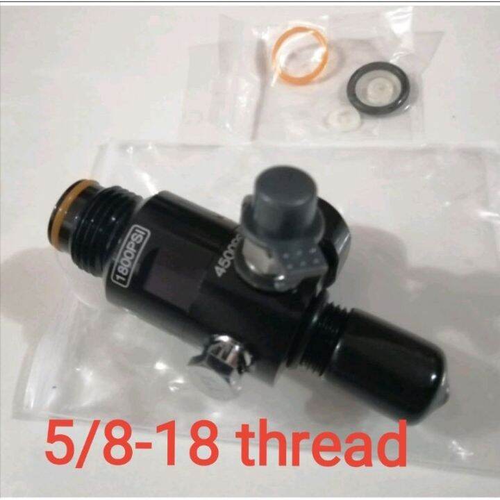 Taiwan PCP regulator 1800psi output. 4500psi input for 5/818unf bottle