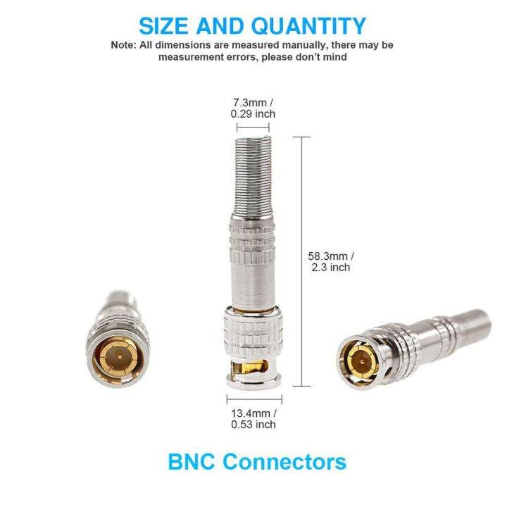 อะแดปเตอร์ตัวเชื่อม-bnc-นิรภัย-cctv-สำหรับ-jr-b25ระบบกล้องตัวผู้-odz5l