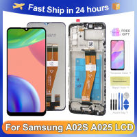 6.5 "สำหรับ S Amsung G Alaxy A02S จอแสดงผล LCD SM-A025F A025G A025M Ds A025U เปลี่ยนหน้าจอสัมผัสสำหรับจอแอลซีดีชิ้นส่วนศัพท์มือถือ