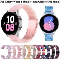 ✸ 20mm Resin Strap Watchband For Samsung Galaxy Watch 5 / 4 40mm 44mm / 4 Classic 42mm 46mm Band Galaxy Watch 5 Pro 45mm Bracelet