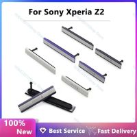 Repair Micro SD USB + SIM Card Slot Dust Plug Cover Charging Port for Sony Xperia Z2 L50W D6503 D6502 D6543 dust cover